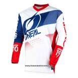 2020 Motocross Cyclisme Maillot Oneal Manches Longues Blanc