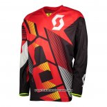 2020 Motocross Cyclisme Maillot Scott Manches Longues Rouge Noir