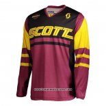 2020 Motocross Cyclisme Maillot Scott Manches Longues Violet