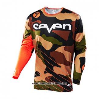 2020 Motocross Cyclisme Maillot Seven Manches Longues Camouflage