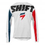 2020 Motocross Cyclisme Maillot Shift Manches Longues Blanc