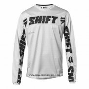 2020 Motocross Cyclisme Maillot Shift Manches Longues Blanc