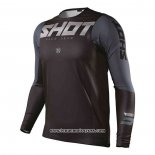 2020 Motocross Cyclisme Maillot Shot Manches Longues Noir