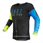 2020 Motocross Cyclisme Maillot Shot Manches Longues Noir