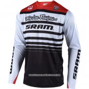 2020 Motocross Cyclisme Maillot TLD Manches Longues Blanc Noir