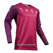 2020 Motocross Cyclisme Maillot Thor Manches Longues Fuchsia