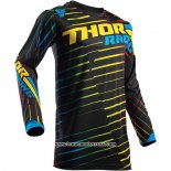 2020 Motocross Cyclisme Maillot Thor Manches Longues Noir