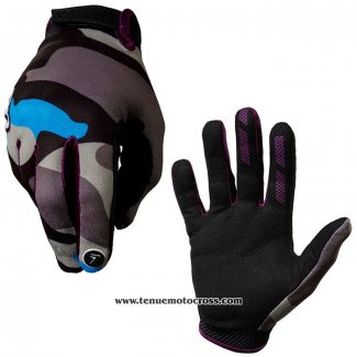 2020 Motocross Cyclisme Seven Gants Doigts Long Noir