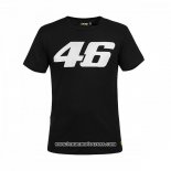 2020 Motocross Cyclisme T Shirt VR 46 Manches Courtes Noir