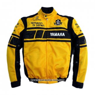 2020 Motocross Cyclisme Veste YAMAHA Manches Longues Jaune