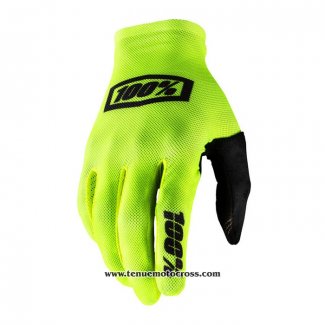 2021 Motocross Cyclisme 100 Percent Gants Doigts Long Vert