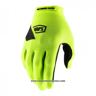 2021 Motocross Cyclisme 100 Percent Gants Doigts Long Vert