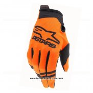 2021 Motocross Cyclisme Alpinestars Gants Doigts Long Orange