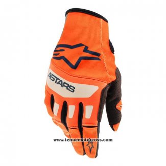 2021 Motocross Cyclisme Alpinestars Gants Doigts Long Orange