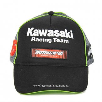 2020 Moto GP Cyclisme Kawasaki Casquette Noir