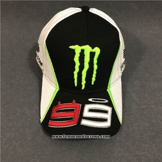 2020 Moto GP Cyclisme Monster Casquette Noir Blanc