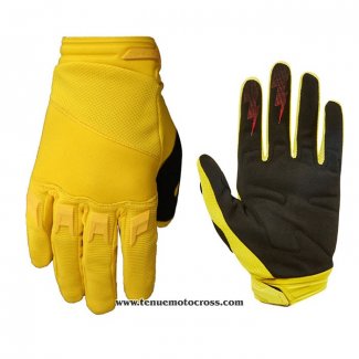 2020 Motocross Cyclisme Gants Doigts Long Jaune