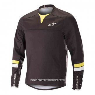 2020 Motocross Cyclisme Maillot Alpinestars Manches Longues Noir