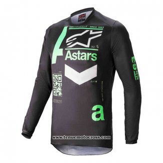 2020 Motocross Cyclisme Maillot Alpinestars Manches Longues Noir