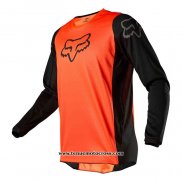 2020 Motocross Cyclisme Maillot FOX Manches Longues Orange