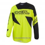 2020 Motocross Cyclisme Maillot Oneal Manches Longues Jaune