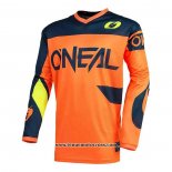 2020 Motocross Cyclisme Maillot Oneal Manches Longues Orange