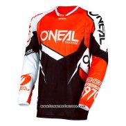 2020 Motocross Cyclisme Maillot Oneal Manches Longues Orange