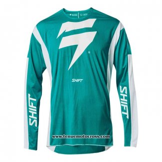 2020 Motocross Cyclisme Maillot Shift Manches Longues Vert