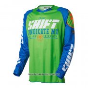 2020 Motocross Cyclisme Maillot Shift Manches Longues Vert