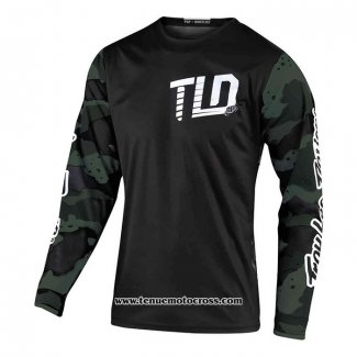 2020 Motocross Cyclisme Maillot TLD Manches Longues Noir