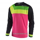 2020 Motocross Cyclisme Maillot TLD Manches Longues Rose