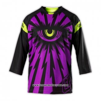 2020 Motocross Cyclisme Maillot TLD Manches Longues Violet