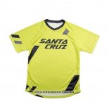 2020 Motocross Cyclisme T Shirt Santa Cruz Manches Courtes Jaune