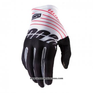 2021 Motocross Cyclisme 100 Percent Gants Doigts Long Rose Noir