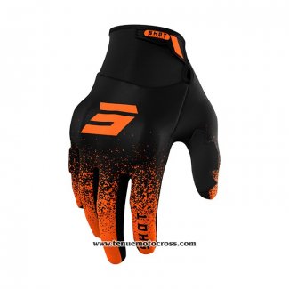 2021 Shot Motocross Cyclisme Gants Doigts Long Orange