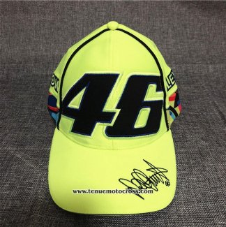 2020 Moto GP Cyclisme VR 46 Casquette Jaune