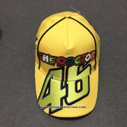 2020 Moto GP Cyclisme VR 46 Casquette Jaune