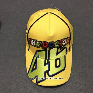 2020 Moto GP Cyclisme VR 46 Casquette Jaune