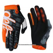 2020 Motocross Cyclisme Deft Family Gants Doigts Long Orange