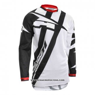 2020 Motocross Cyclisme Maillot AXO Manches Longues Noir Blanc