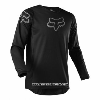 2020 Motocross Cyclisme Maillot FOX Manches Longues Noir