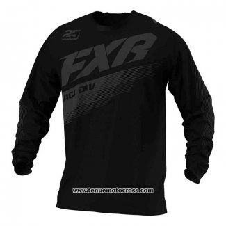 2020 Motocross Cyclisme Maillot FXR Manches Longues Noir