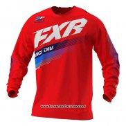 2020 Motocross Cyclisme Maillot FXR Manches Longues Rouge