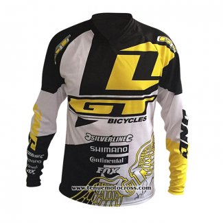 2020 Motocross Cyclisme Maillot Gt Manches Longues Jaune