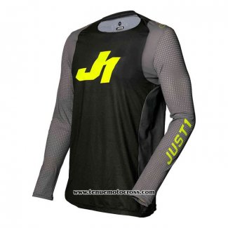 2020 Motocross Cyclisme Maillot Just 1 Manches Longues Noir