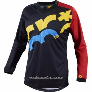 2020 Motocross Cyclisme Maillot Mavic Manches Longues Noir