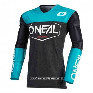 2020 Motocross Cyclisme Maillot Oneal Manches Longues Bleu