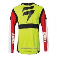 2020 Motocross Cyclisme Maillot Shift Manches Longues Jaune