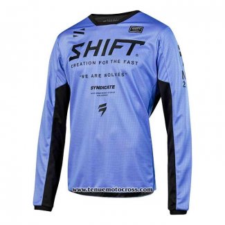 2020 Motocross Cyclisme Maillot Shift Manches Longues Violet