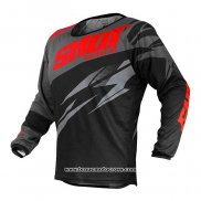 2020 Motocross Cyclisme Maillot Shot Manches Longues Noir